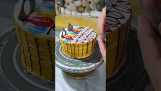 Beautiful Cake Decorating ideas  Multi Colour Cake Design shorts youtubeshorts viralvideo [upl. by Akemyt]