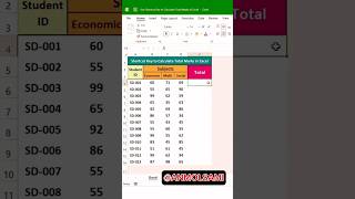 Excel Tips amp Tricks  Use Shortcut Key to Calculate Total in Excel excel exceltips exceltutorial [upl. by Eilsek]