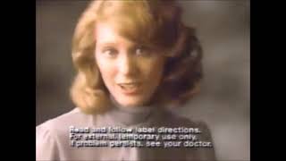 Vagisil Creme Commercial 1989 [upl. by Nikolai]