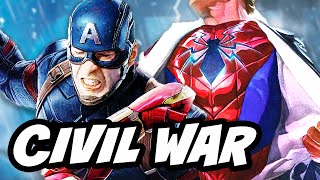 Captain America Civil War Teams  Team Cap vs Team Iron Man [upl. by Enihpled]