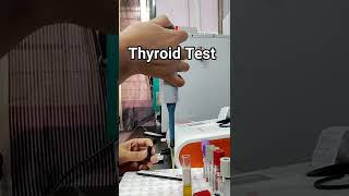 Thyroid test  blood test shorts  pathology laboratory  Thyroid hormones test  TSH  DMLT  BMLT [upl. by Isabelita546]