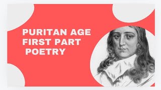 PURITAN AGE POETRY EP17 MENTOR FAIZA SHAIKH [upl. by Ellered]