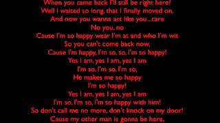 Im Happy lyrics [upl. by Zimmer]