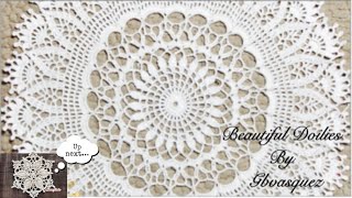 How to Crochet Beautiful Doily Pattern Tutorial Part 13 Rounds 18🥰🌸 crochettutorial crochet [upl. by Airres]