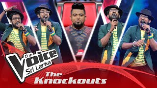 Tharindu Nirmana  Aharenna ඇහැරෙන්න  The Knockouts  The Voice Sri Lanka [upl. by Atisusej]