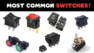 Most Common Switches in Industrial Applications  Switch in Electrical Engineering [upl. by Eidnas671]