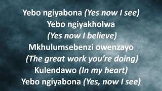 mkhulumsebenzi Khaya Mthethwa lyrical video [upl. by Stav]