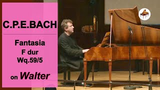 CPE Bach Fantasia in F major by Tobias Koch on McNulty piano Walter [upl. by Aig]