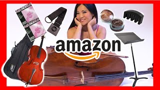 TOP 10 CELLO MUST HAVES Cello strings rosin rock stop cheap amazon cello [upl. by Meid677]