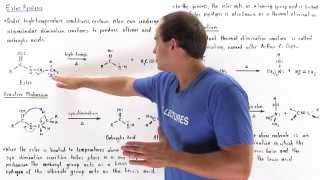 Ester Pyrolysis and Cope Elimination [upl. by Bertelli]