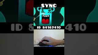 Geometry Dash SYNC level shorts deluxe12 [upl. by Terrena945]