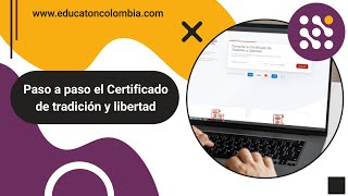 Paso a paso el certificado de tradición y libertad supernotariado propiedades propiedadraiz [upl. by Atsirhc]