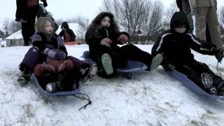 A Day at Baird Park Sledding Hill [upl. by Somerville411]