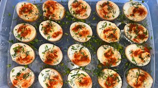 Smoked Deviled Eggs [upl. by Ayrotal81]