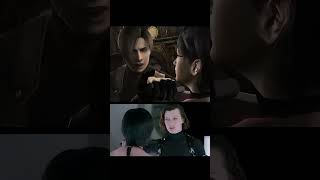 Resident Evil 4 Game  Resident Evil 5 La pelicula juegos viralvideo comparison [upl. by Polloch730]