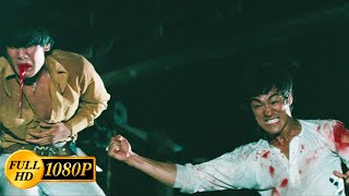 Bruce Lee defeats criminals under the guidance of the son of the mafia boss  The Big Boss 1971 [upl. by Enoek]