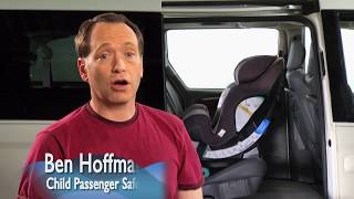 Installing a Rearfacing Car Safety Seat  American Academy of Pediatrics AAP [upl. by Matronna]