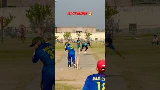 Hit On Helmet cricket viralvideo foryou shorts shortvideo shortsvideo viralshort youtube [upl. by Aniroz]