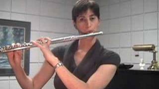 Nina Perlove  flute articulationdouble tonguing part 2 [upl. by Ardnasyl537]