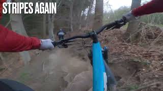 4K MTB Guisborough Woods 2022  TNC 1 After Skool Sesh OffPiste Play [upl. by Frerichs]