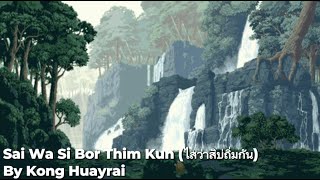 Sai Wa Si Bor Thim Kun ไสว่าสิบ่ถิ่มกัน By Kong Huayrai  Karaoke [upl. by Madonna]