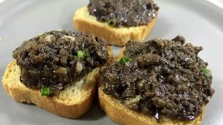 Tapenade aux Olives Noires  Black Olive Tapenade [upl. by Acinoryt]