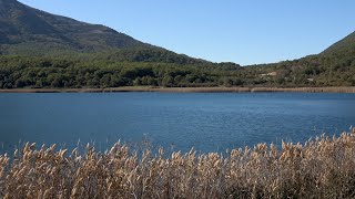 Lake Zaravina Delvinaki Pogoni Ioannina Epirus Greece Europe [upl. by Aelat799]