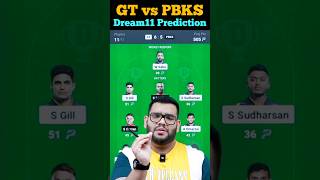 GT vs PBKS Dream11 Prediction gtvspbks dream11 dream11prediction gtvspbksdream11 [upl. by Dina]