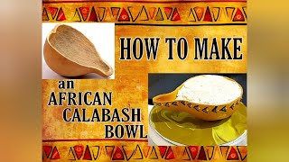 HOW TO MAKE AN AFRICAN CALABASH BOWL CAKE DESIGN [upl. by Yardley389]