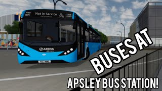 Buses At Apsley bus station  Roblox [upl. by Bennink]