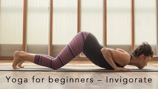 Yoga flow for beginners – Invigorate 15min [upl. by Tichonn995]