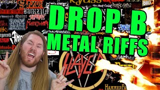 All time greatest drop b metal guitar riffs [upl. by Dione]