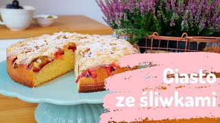 Ciasto ze śliwkami🍰❤️przepis jak zrobić przepyszne ciasto śliwkowe krok po kroku 🔥Ciastkożercypl [upl. by Lavro]