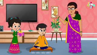 Bhai dooj special  cartoon video moral story kiddo toond hindi tv [upl. by Sulecram]