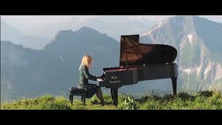 Liszt Consolation no 3 on top of Swiss mountain [upl. by Lalad]