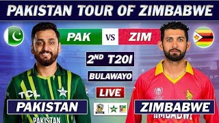 📸LIVE PAKISTAN VS ZIMBABWE 2ND T201 MATCH LIVE TODAY 📸 [upl. by Gaven]