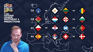 My UEFA Nations League Matchday 4 Predictions 151024 [upl. by Violette]