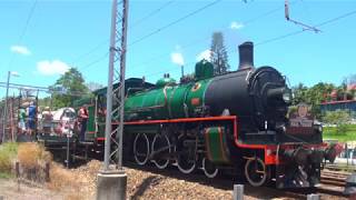 BB18 ¼ 1089  ARHS Steam Train to Palmwoods and Yandina  4112017  Part 1 of 2 [upl. by Odidnac798]