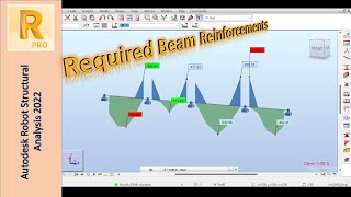 Required Beam Reinforcements and Defining Combinations in Autodesk Robot Structural Analysis [upl. by Aro]