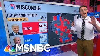 Kornacki Biden Leads In Early Votes In Key Arizona County  MSNBC [upl. by Sanjiv]