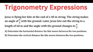 Finding HORIZONTAL amp VERTICAL Distances The Kite Moves Between Positions 2 Of 2 [upl. by Anaya]