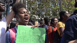 University High School Walkout  April 20 2018 [upl. by Eirrem539]