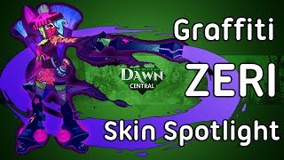 Dawngate Graffiti Zeri Skin Spotlight [upl. by Lleder]