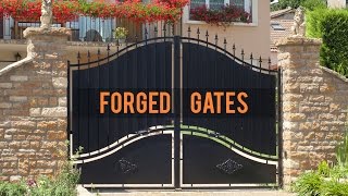 Stylish Wrought Iron Entryway to a Home  Wrought Iron Gates [upl. by Gage508]