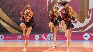 Majorettes Plesni Klub A  Zagreb  pom duo trio senior Maribor 2023  MWF [upl. by Ymirej600]