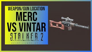 Stalker 2 Merc Unique VS Vintar Weapon Location [upl. by Lipski]