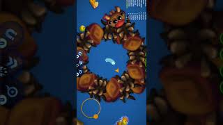 WormsZoneMagic🐍Gameplay77shortsnshortsvideo wormszoneio snake subscribe hacker [upl. by Yrahcaz]