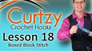 Crochet Boxed Block Stitch  BEGINNER  The Crochet Crowd [upl. by Rapsac]