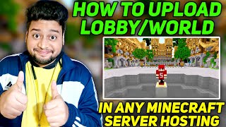 How To Upload a World in Minecraft Server  How To Make Your Own Server Like Hypixel  Hindi 1 [upl. by Kriste861]