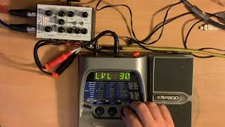 DigiTech RP200  Effects in stereo with Simplifier MK2 [upl. by Ennahgiel312]